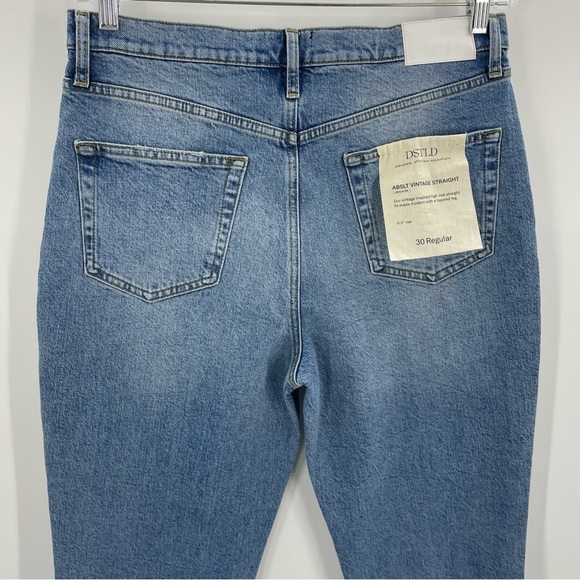 NWT DSTLD Women’s 30 ABSLT Vintage Straight Jeans Kinetic Button Fly - Picture 11 of 12